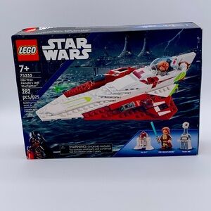 Lego Star Wars Obi-Wan Kenobi‎ Jedi Starfighter Set 75333 New 282pcs 3 Minifigs